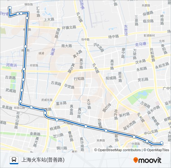 744路 bus Line Map