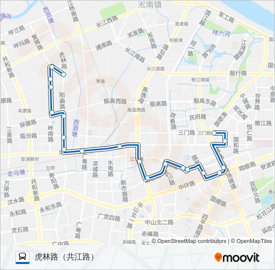 749路 Bus Line Map