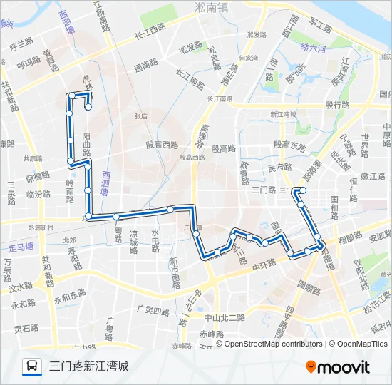 749路 Bus Line Map