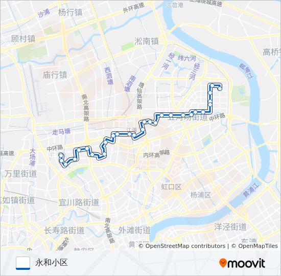 758路 bus Line Map