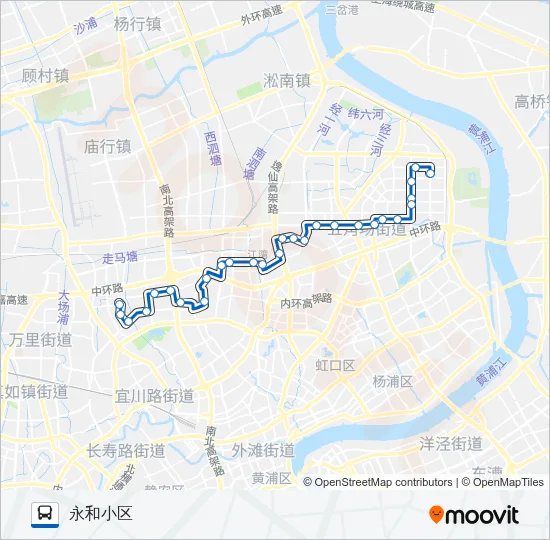 758路 Bus Line Map