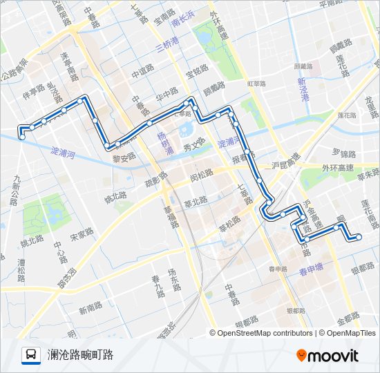 公交759路的线路图