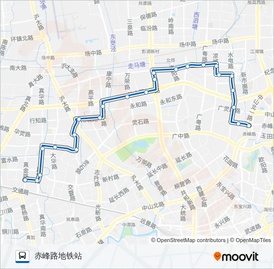 762路 Bus Line Map