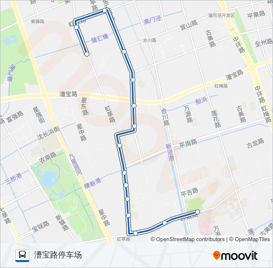 公交764路的线路图