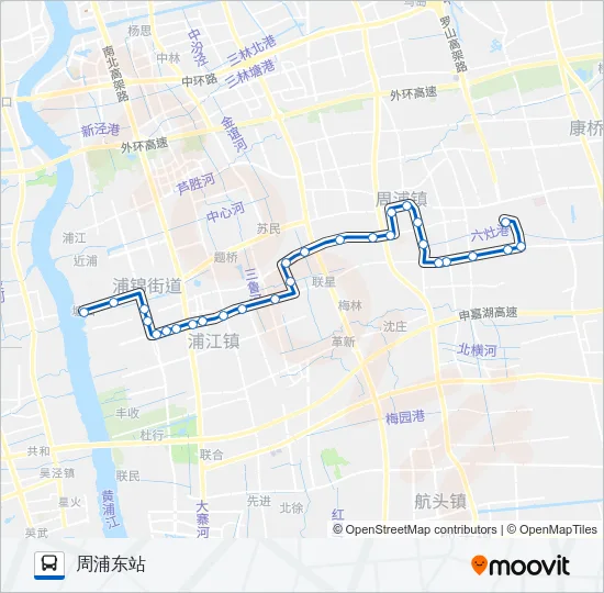 796路 Bus Line Map