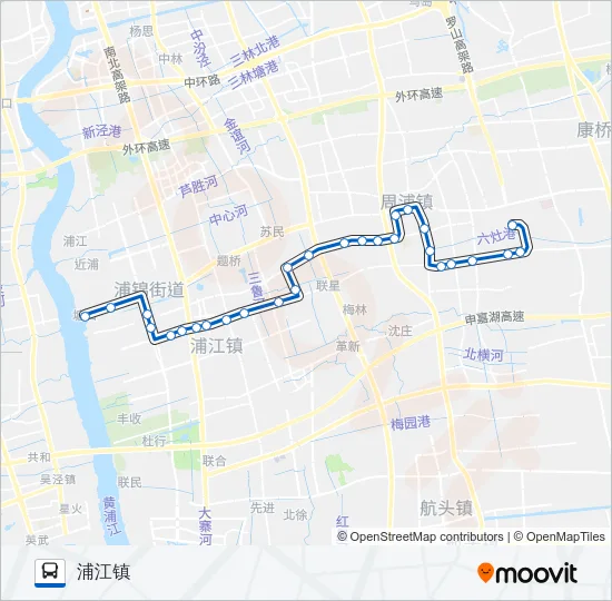 796路 Bus Line Map