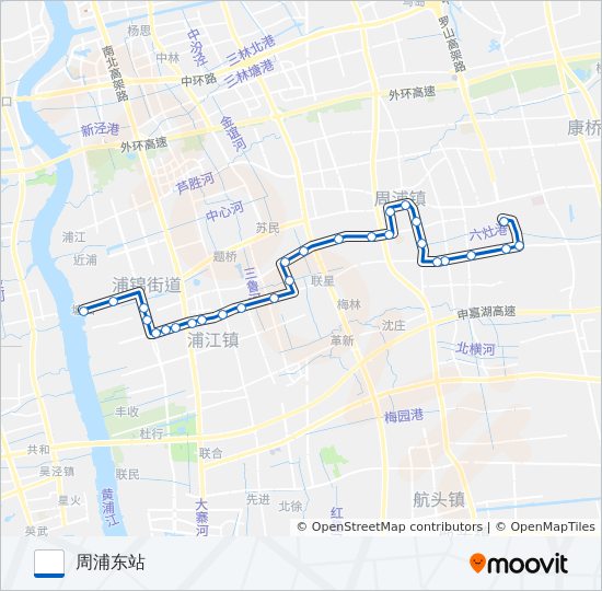 796路 bus Line Map