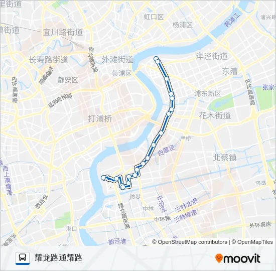 818路 Bus Line Map