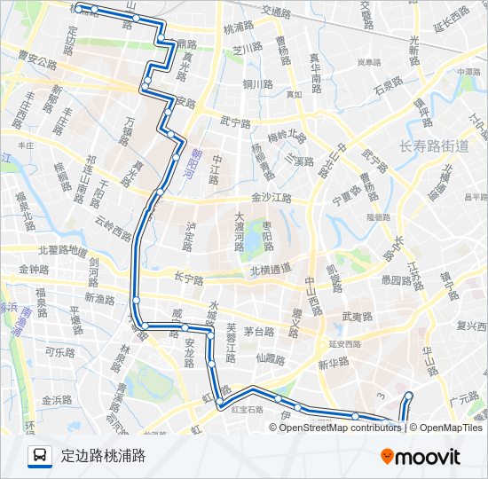 公交827路的线路图