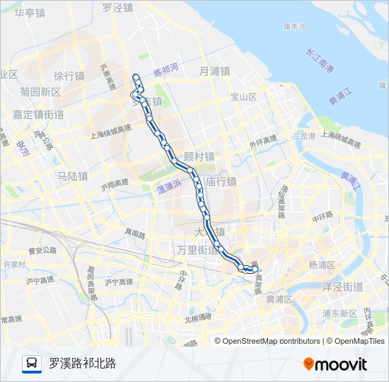 公交840路的线路图