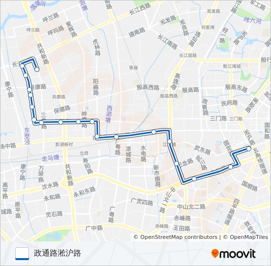 850路 bus Line Map