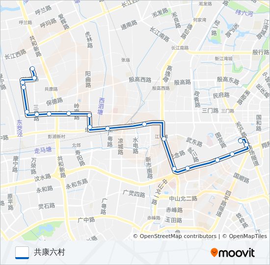 850路 bus Line Map