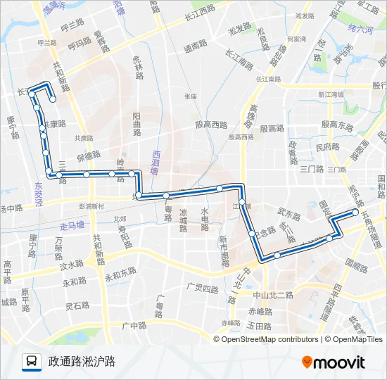 850路 Bus Line Map