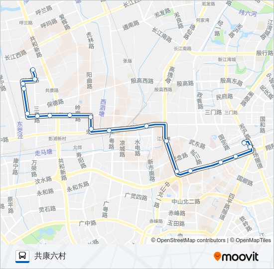 公交850路的线路图