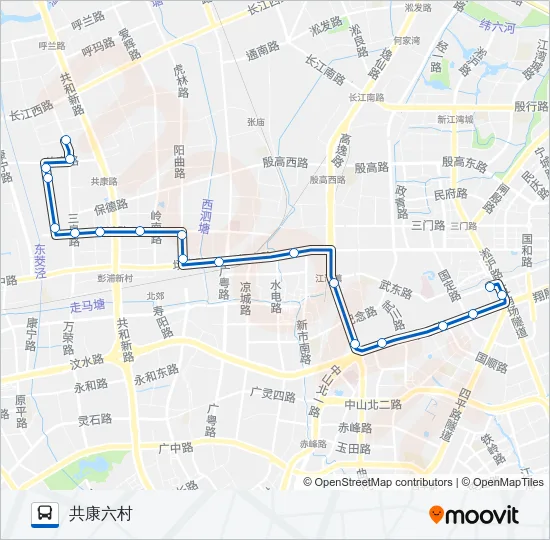 850路 Bus Line Map