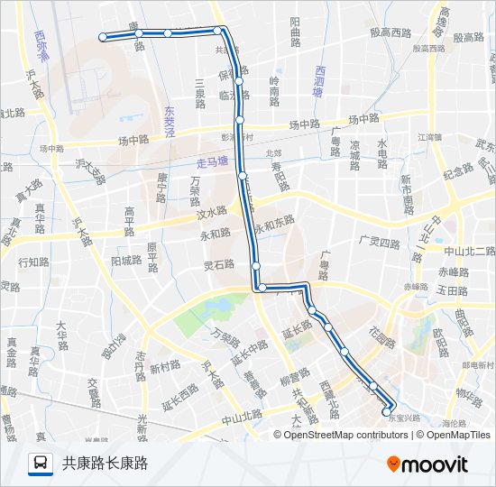 公交862路的线路图