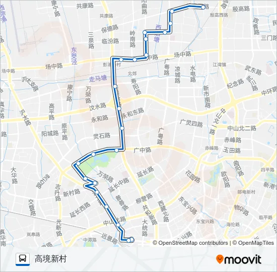 912路 Bus Line Map
