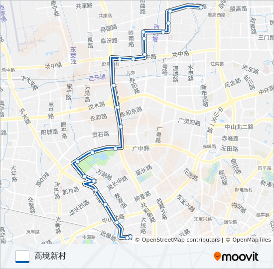 912路 bus Line Map