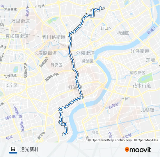 933路 Bus Line Map