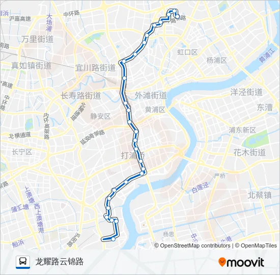933路 Bus Line Map