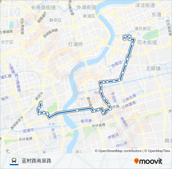 973路 Bus Line Map