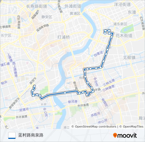 973路 bus Line Map