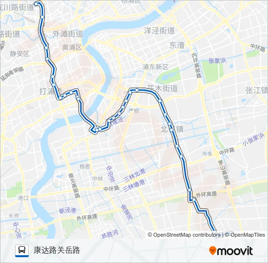 974路 Bus Line Map