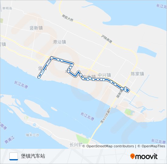 堡陈专线 bus Line Map