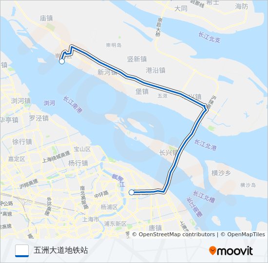 申崇六线 bus Line Map