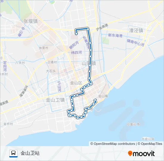 金山9路 Bus Line Map