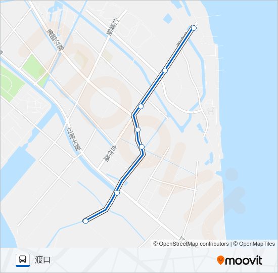 公交长兴1路的线路图
