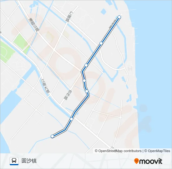 长兴1路 Bus Line Map