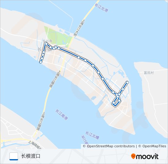 长兴4路 bus Line Map