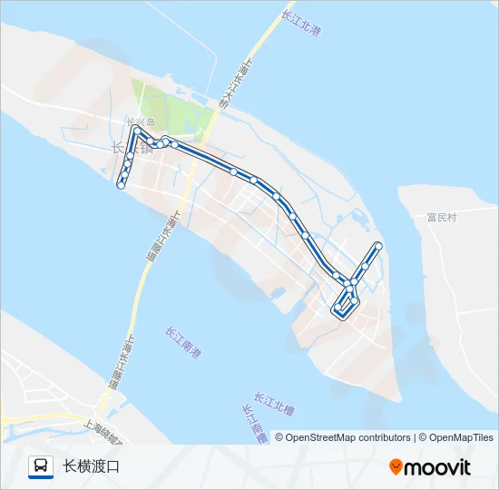长兴4路 Bus Line Map