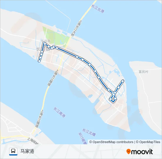 长兴4路 Bus Line Map