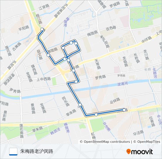 50路区间 bus Line Map