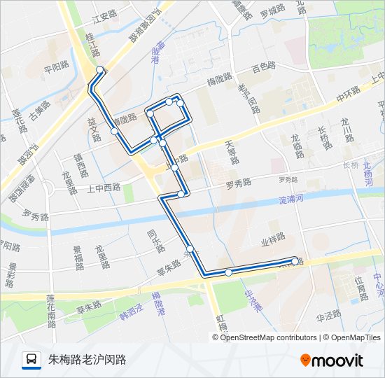 50路区间 bus Line Map