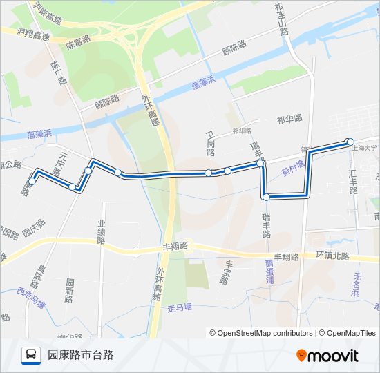 宝山19路 bus Line Map