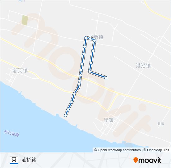 崇明乡村3路 Bus Line Map