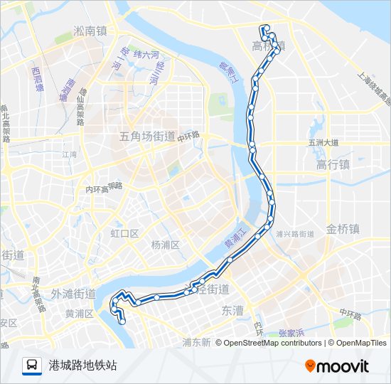 公交81路的线路图