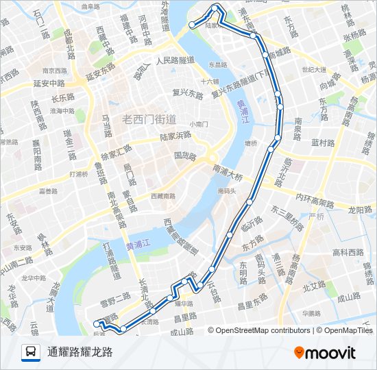 公交82路的线路图