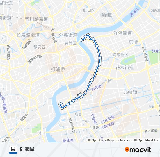 公交82路的线路图