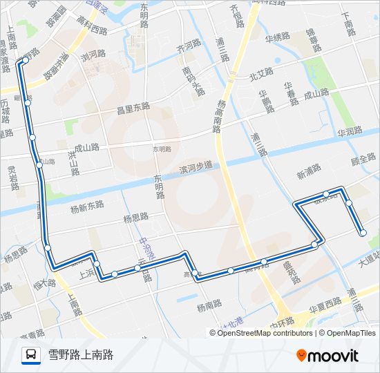 公交83路的线路图