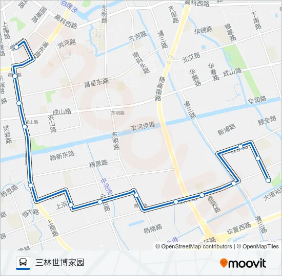 83路 Bus Line Map