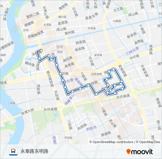 84路 Bus Line Map
