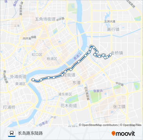 公交85路的线路图