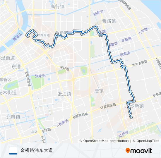 沪川线 bus Line Map