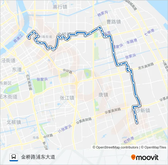 沪川线 Bus Line Map