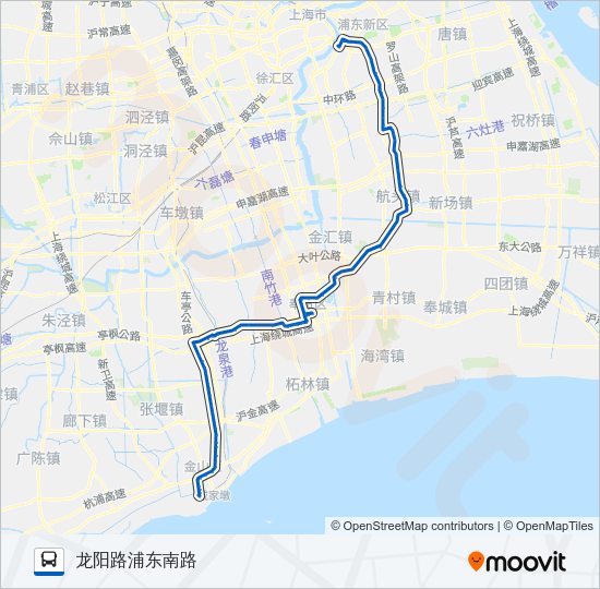 公交浦卫路的线路图