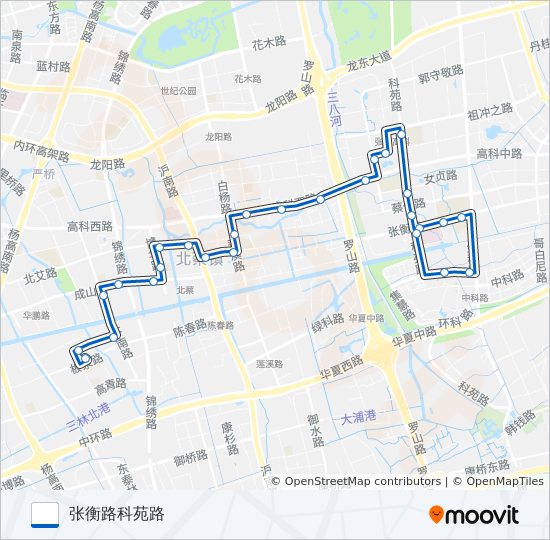 公交161路的线路图